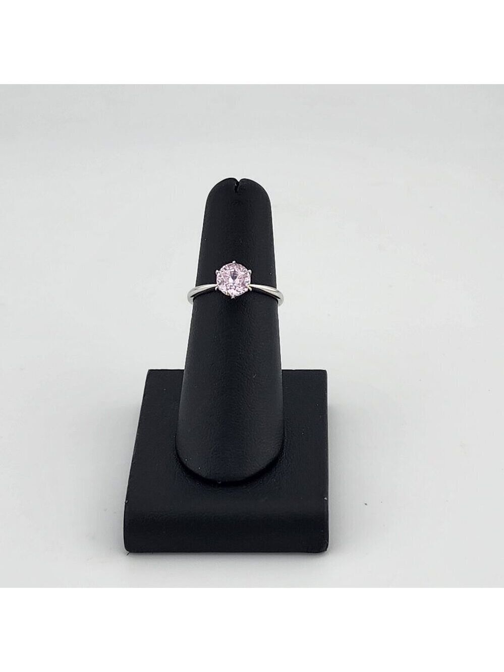 Romantic Pink Gemstone Ring in Sterling Silver 925 – Brand New & Elegant